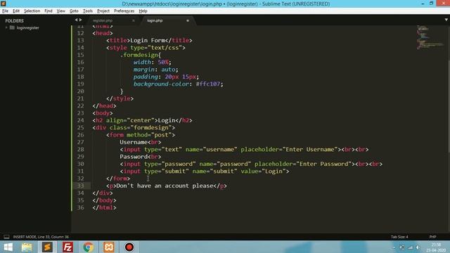 Login | Registration | Logout in PHP with Session смотреть онлайн