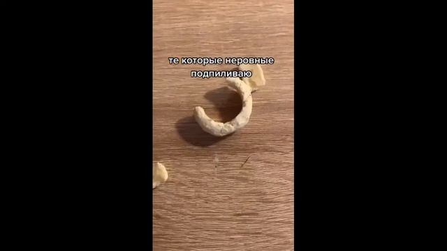 Кольца из солёного теста?Рецепт теста и туториал?Видео из тик тока~