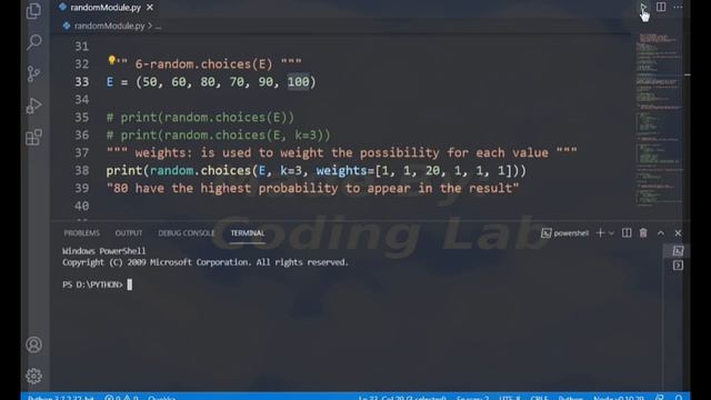 Python Lesson 27 : random module - part 2 смотреть онлайн