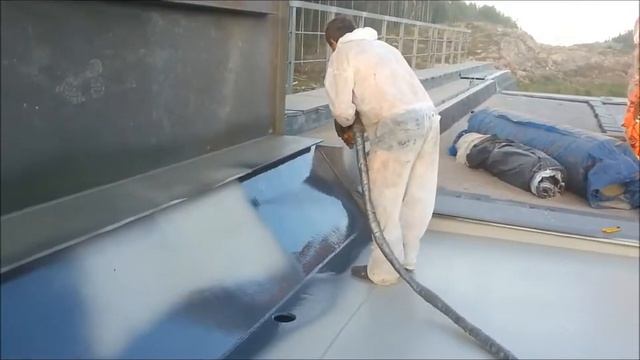 Напыление полимочевины на мост