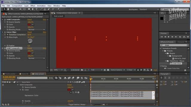 Шаблон для цветовых схем Adobe Kuler HD,tutorial Adobe after effect смотреть онлайн