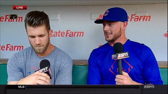 Bryce Harper & Kris Bryant Joint Interview (Full HD) смотреть онлайн