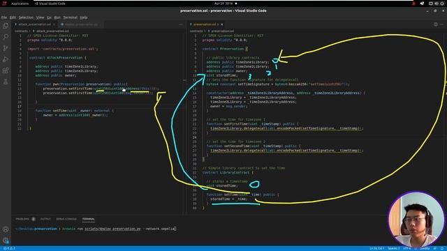 Preservation Ethernaut Challenge (Level 16): Python Brownie смотреть онлайн