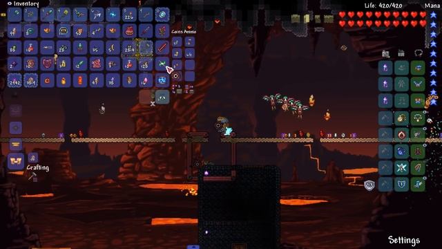 Нашел новый биом в аду ! Террария с кучей модов #20 смотреть онлайн