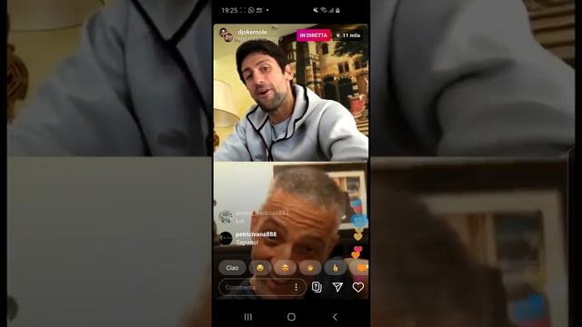 Djokovic parla in italiano nella live con Fabio Fognini e Rosario Fiorello смотреть онлайн