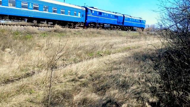 2ТЭ10МК-0461 с поездом № 317 Барановичи - Караганда смотреть онлайн
