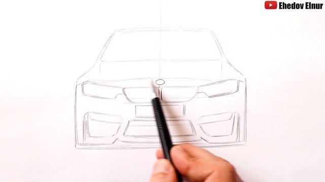 Как нарисовать БМВ М5 Ф90 | Как нарисовать машину | Art смотреть онлайн