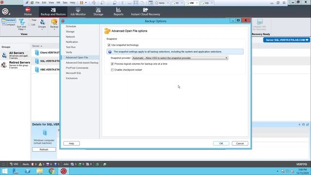 Chapter15 EP2 How to backup and restore SQL Create BE Policy for DB смотреть онлайн