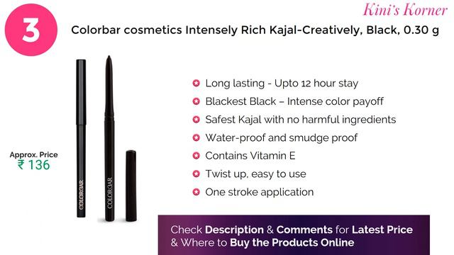 7 Super Black Kajal Brands In India | ₹77 - ₹249 | Best Waterproof and Smudge Proof Kajal Kohl смотреть онлайн