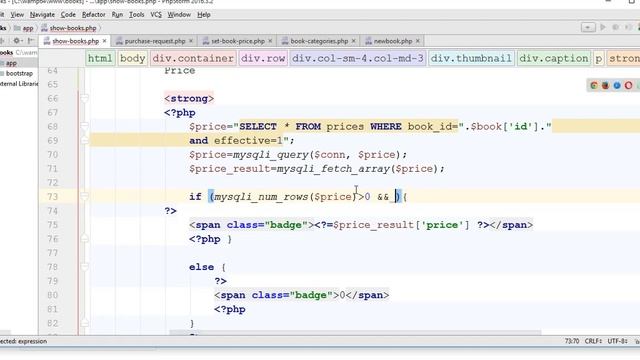 Episode 69 - Advanced web development tutorial with PHP and MySQL - Set book price part 3 смотреть онлайн