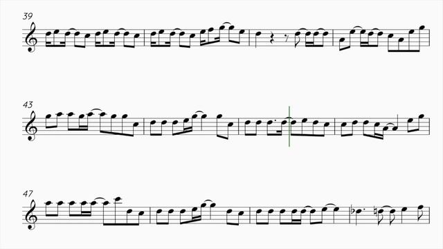 IVE - AFTER LIKE - Flute/ Violin Sheet Music смотреть онлайн