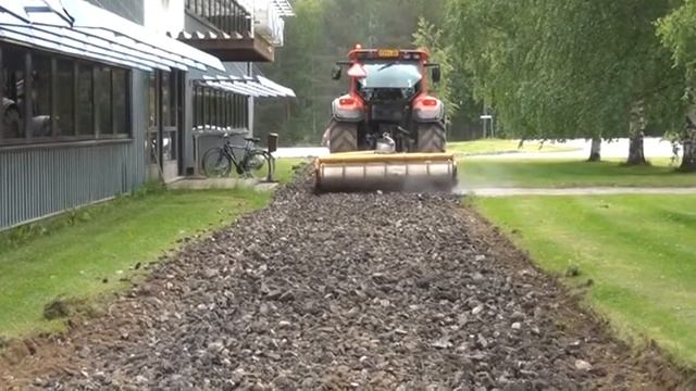 Снятие асфальта за один проход ротоватором MeriCrusher. MeriRoad. Дорожная фреза Стабилизатор грунт смотреть онлайн