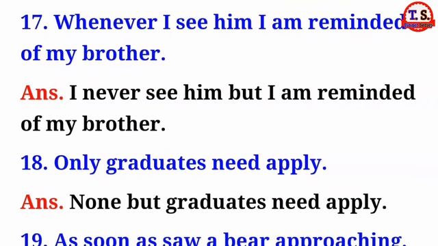 Oxford Current English Grammar Exercise 37 | Interchange Of Affirmative and Negative смотреть онлайн