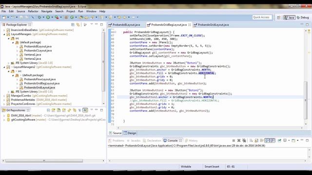 JAVA BBDD - Java. GridBagLayout - TU PROFESOR - COOKING SOFTWARE смотреть онлайн