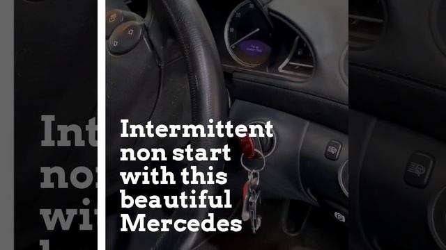 Intermittent non start with this beautiful Mercedes смотреть онлайн