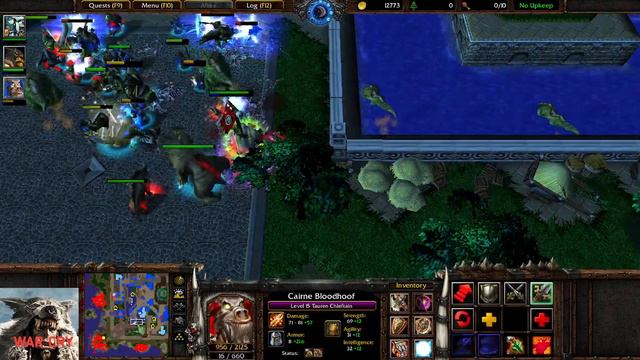 Warcraft 3 A Blaze Of Glory(Hard)-Orcish Horde Vs The Alliance смотреть онлайн