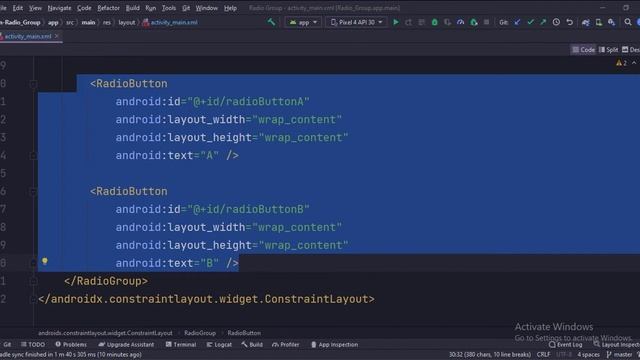 ANDROID - RADIO GROUP TUTORIAL IN KOTLIN смотреть онлайн