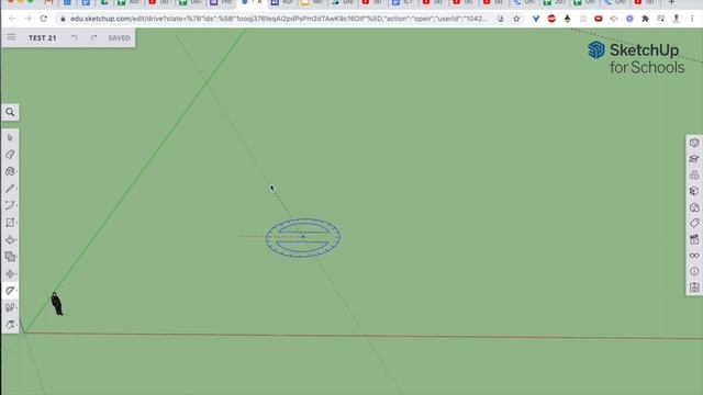 Draw with Angles in Sketchup for Schools (Protractor Tool) смотреть онлайн