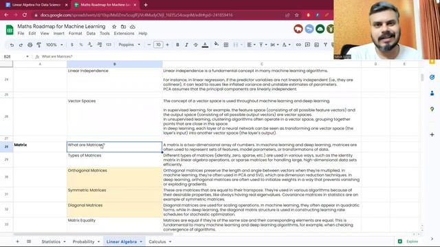 Complete Linear Algebra Roadmap for Machine Learning and Deep Learning смотреть онлайн
