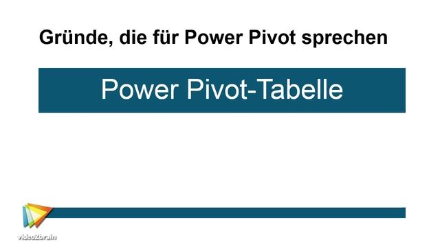 Excel 2013: Power Pivot Tutorial: Trailer |video2brain.com смотреть онлайн