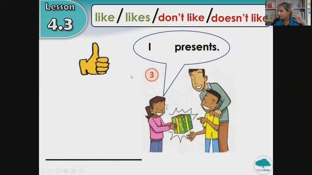 I.P. English Time For P.3 - like / likes / don't like / doesn't like (Full recap) Lesson 4.3 смотреть онлайн