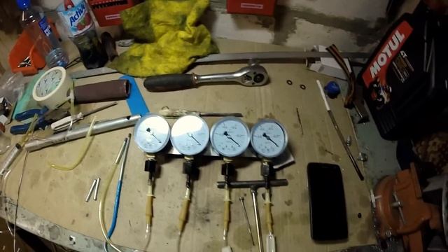 Как сделать синхронизатор карбюраторов мотоцикла, калибровка смотреть онлайн