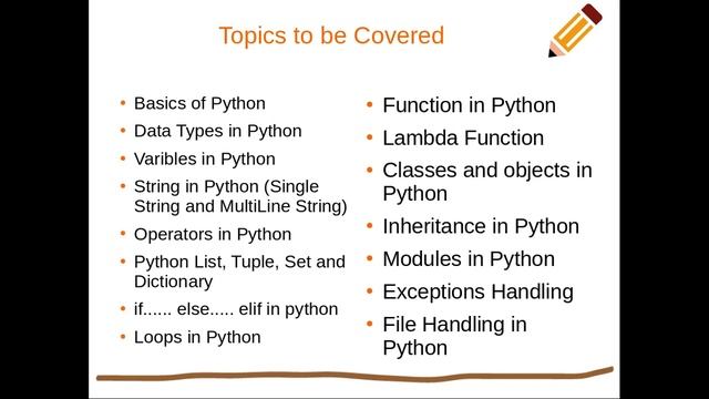 1. Syllabus of Python смотреть онлайн