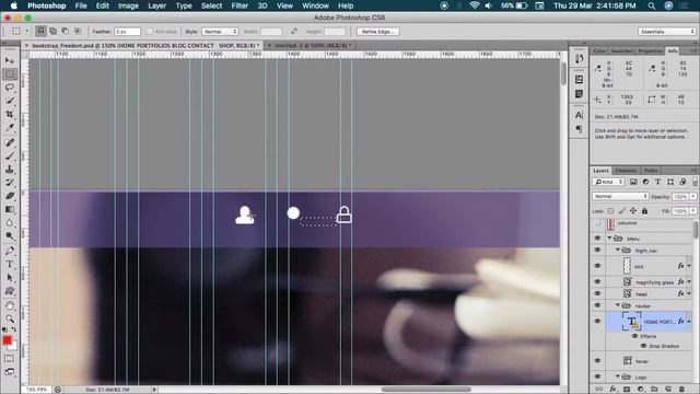 Psd to Bootstrap tutorial, psd to bootstrap Conversion - part 1 смотреть онлайн