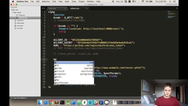Github OAuth using PHP (Sign in with Github) смотреть онлайн