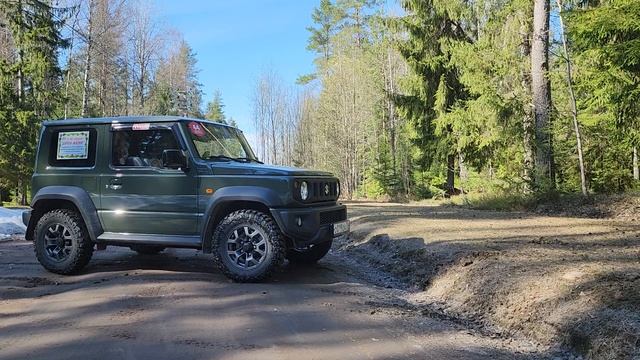 О ходах подвески на стоковом джимни Jb74