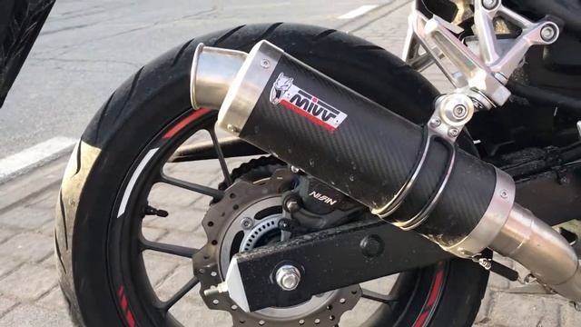SOUND MIVV GP CARBON HONDA CB 500 F смотреть онлайн