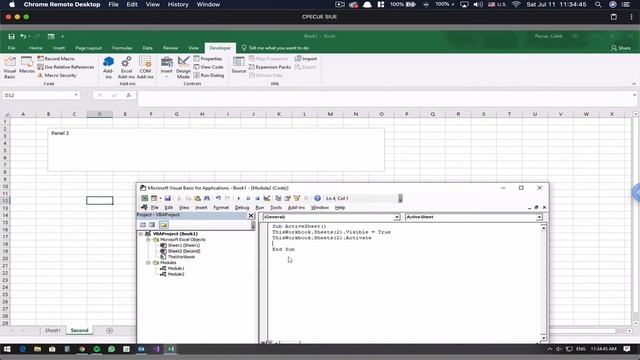 Hide/Show Sheets in Excel VBA Macro | Activate Sheets смотреть онлайн
