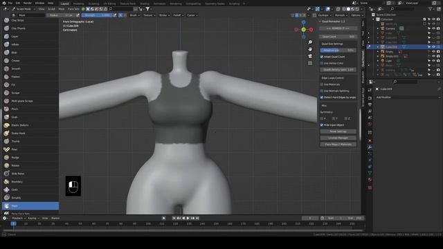 Sculpting Misty in Blender 3D - Time Lapse смотреть онлайн