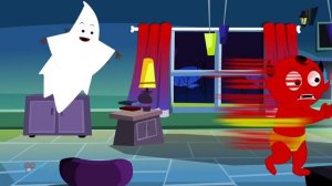 Twelve Little Ghosts | Spooky Songs For Kids | Scary Nursery Rhymes