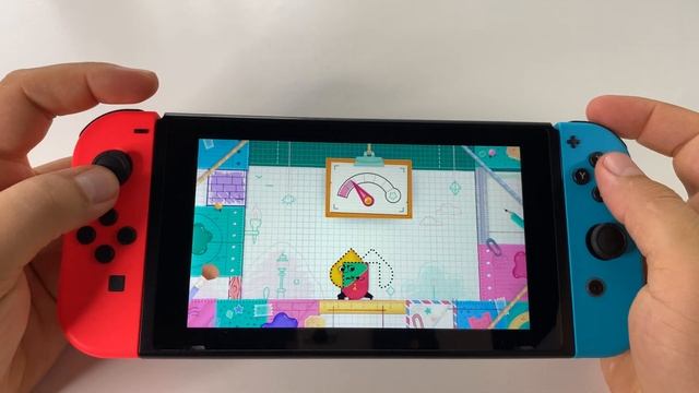Snipperclips  Cut it out together  Nintendo Switch handheld gameplay
