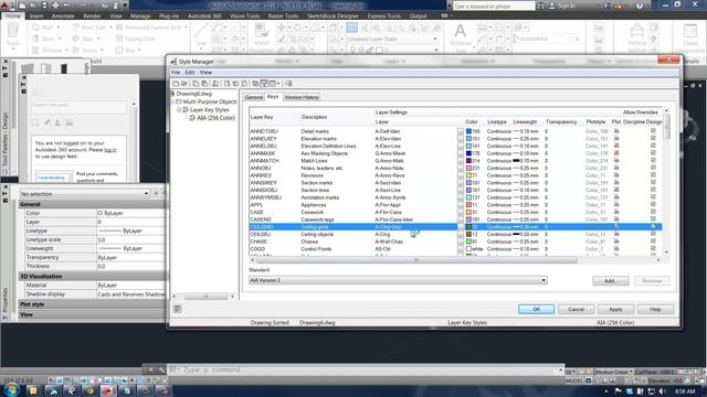 Changing default layer for AutoCAD Architecure objects (the quick & dirty way) смотреть онлайн