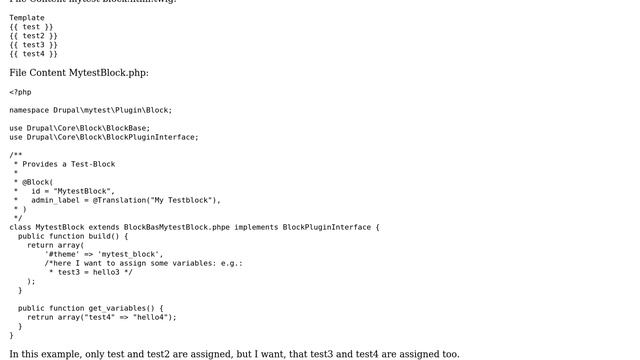Drupal: How do I assign variables from BlockBase object? смотреть онлайн