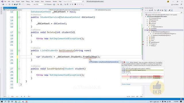 Using Stored Procedure CRUD Operations with Entity Framework Core || ASP.NET Core смотреть онлайн