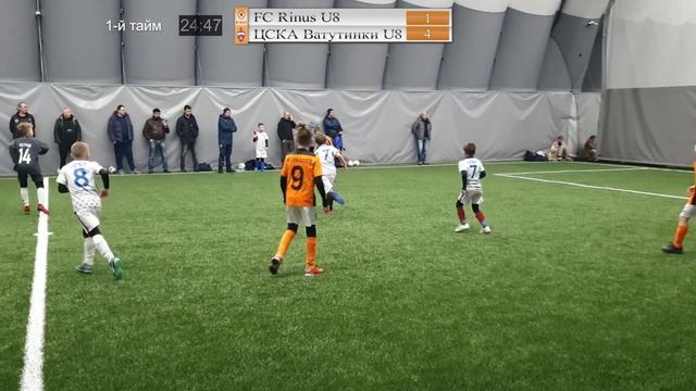 FC Rinus (U8) - ЦСКА Ватутинки (U8). Чемпионат Moscow children's league смотреть онлайн