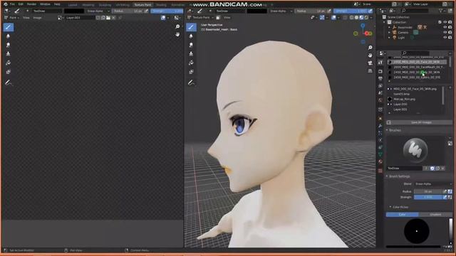 Texture Paint in Blender with Layers just like in Vroid Studio смотреть онлайн