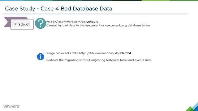 vCenter Server Appliance Migration - Module 3: Case Studies (Part 5) Case 4: Bad Database Data смотреть онлайн