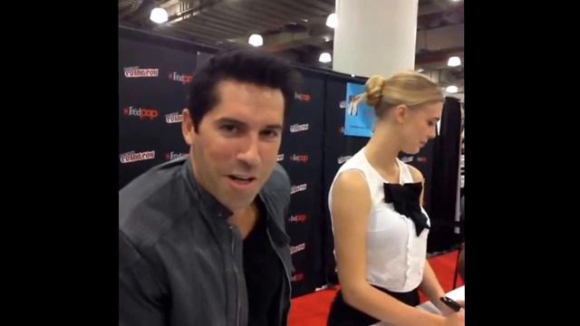 Scott Adkins and Gaia Weiss say "Hi Rana " NYCC 12,10,2013 - Thanks to @HerculesLegend смотреть онлайн
