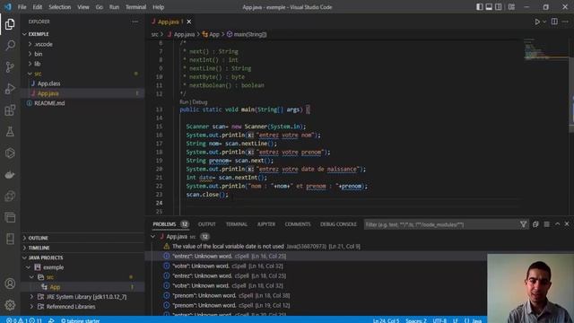 Java 25- to input data смотреть онлайн