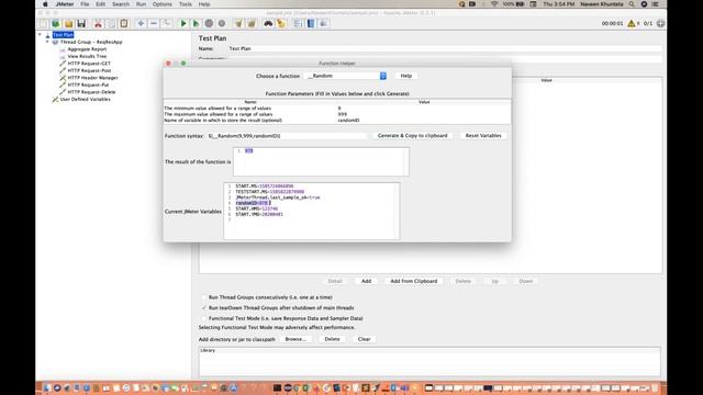 JMeter Variables, Random Number, Functions in JMeter - Part -7 смотреть онлайн