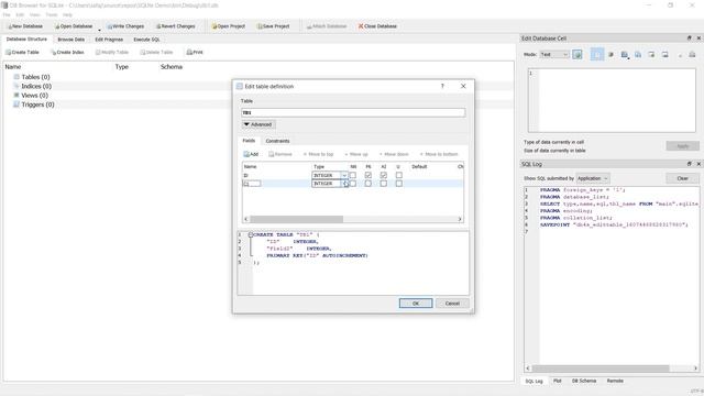 SQLITE C# - Create Database and Table смотреть онлайн