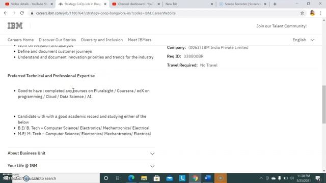 IBM Recruitment 2021| Internship| BE BTech ME MTech| jobs 2021 @EasyElectronics_25 смотреть онлайн