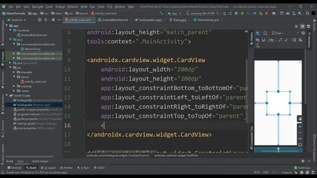 How to make Circular ImageView without using any third party library in Android Studio смотреть онлайн