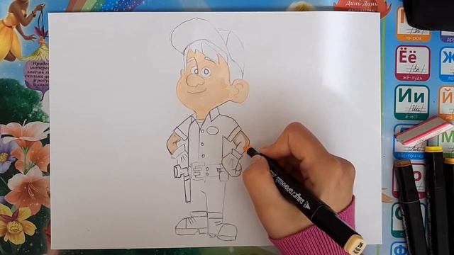 Рисуем Мастера Феликса - младшего смотреть онлайн