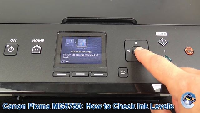 Canon Pixma MG5750/MG5751: How to Check Ink Cartridge Level Estimates смотреть онлайн