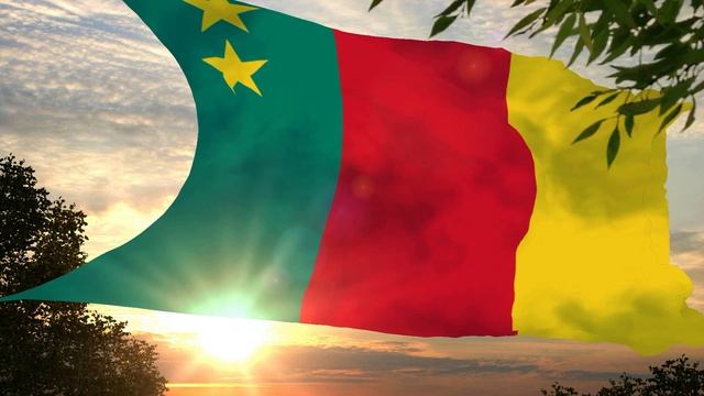 Флаг и гимн Федеративной Республики Камерун Flag and anthem of the Federal Republic of Cameroon смотреть онлайн